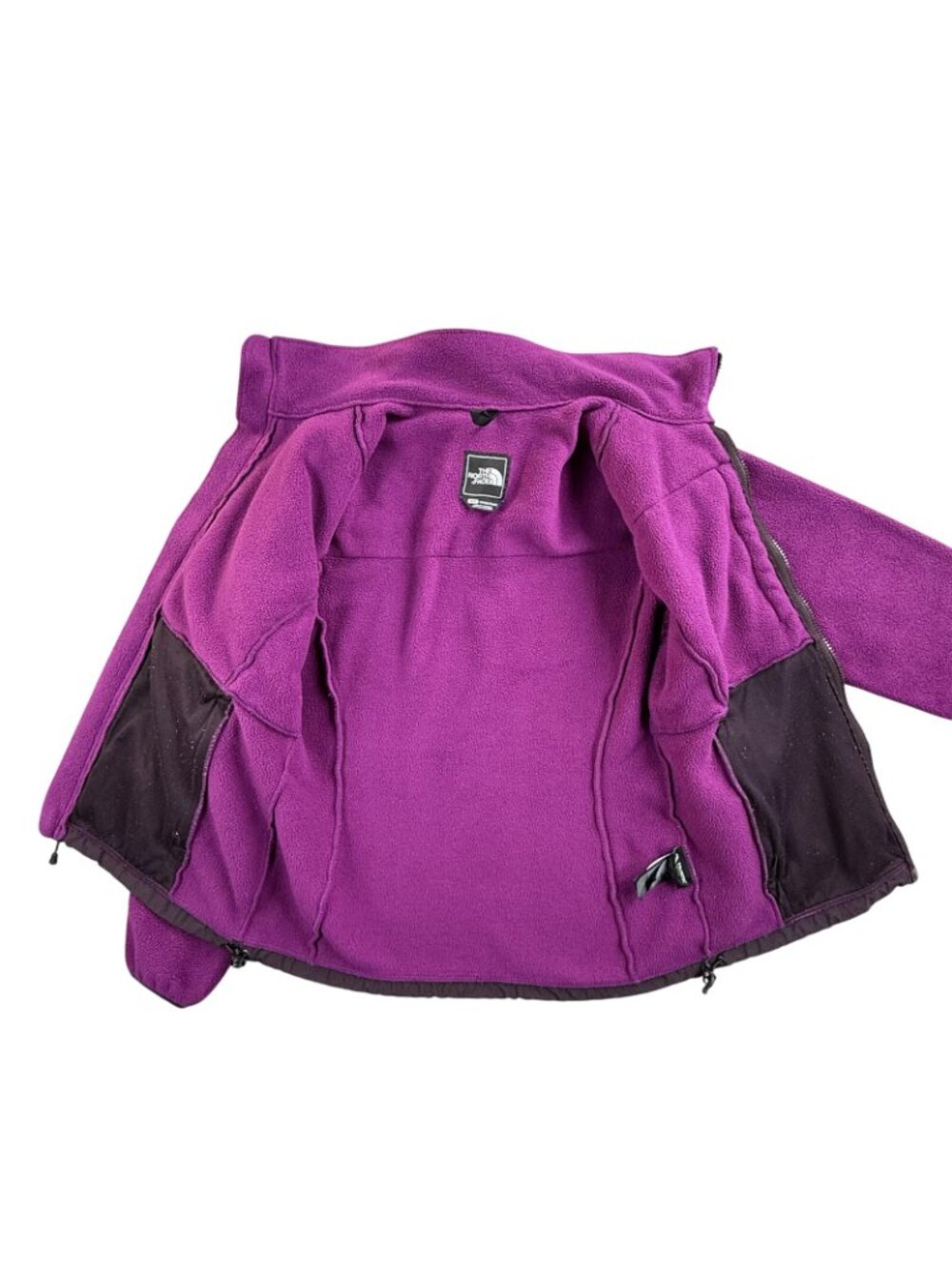 The North Face Jacket Women Small Purple Denali Polartec Fleece Full Zip Outdoor - Picture 4 of 16